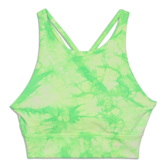 LULULEMON Energy Bra High Neck Long Line size 4 - Picture 4 of 6